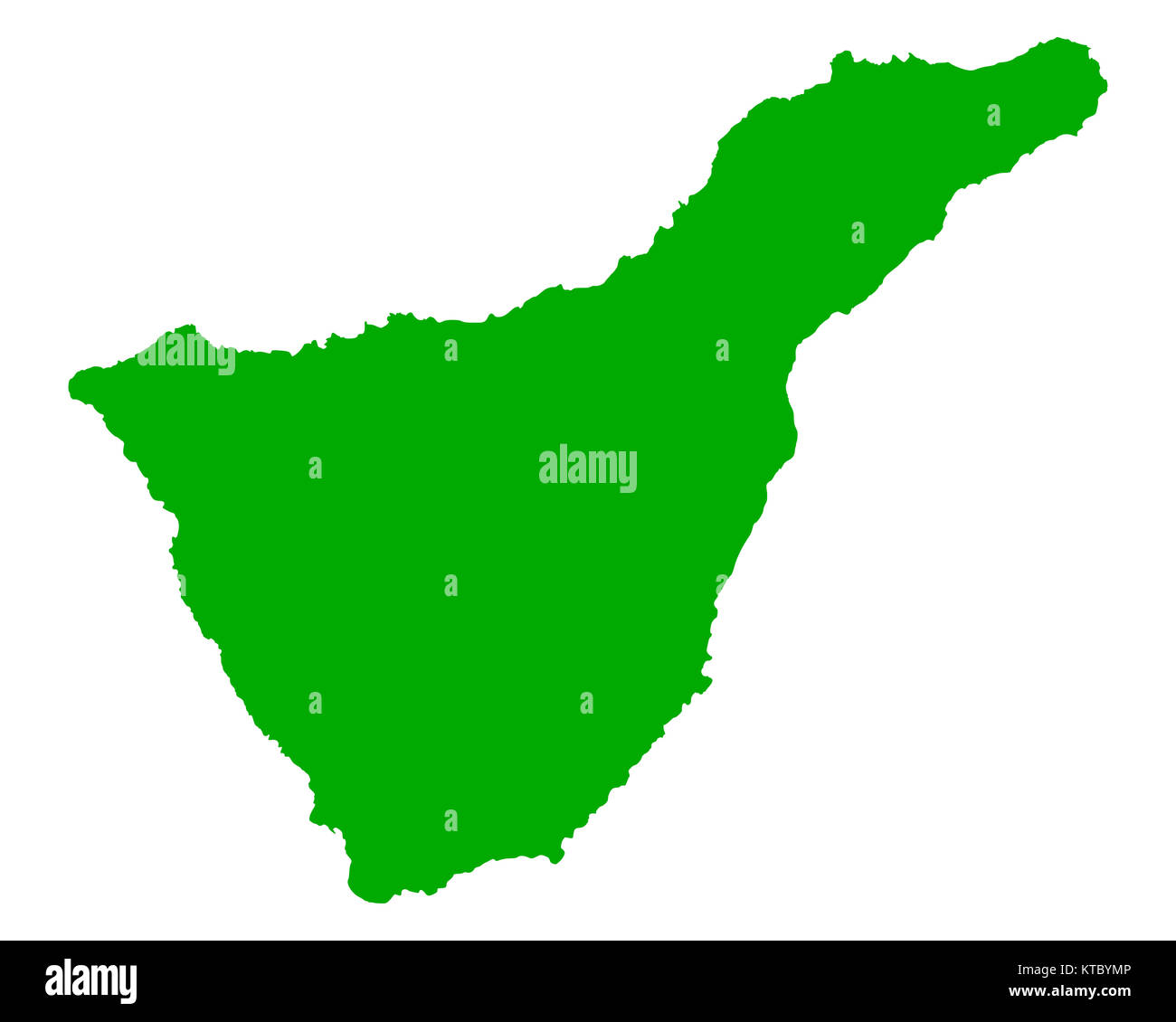 Karte von Teneriffa Stock Photo Alamy