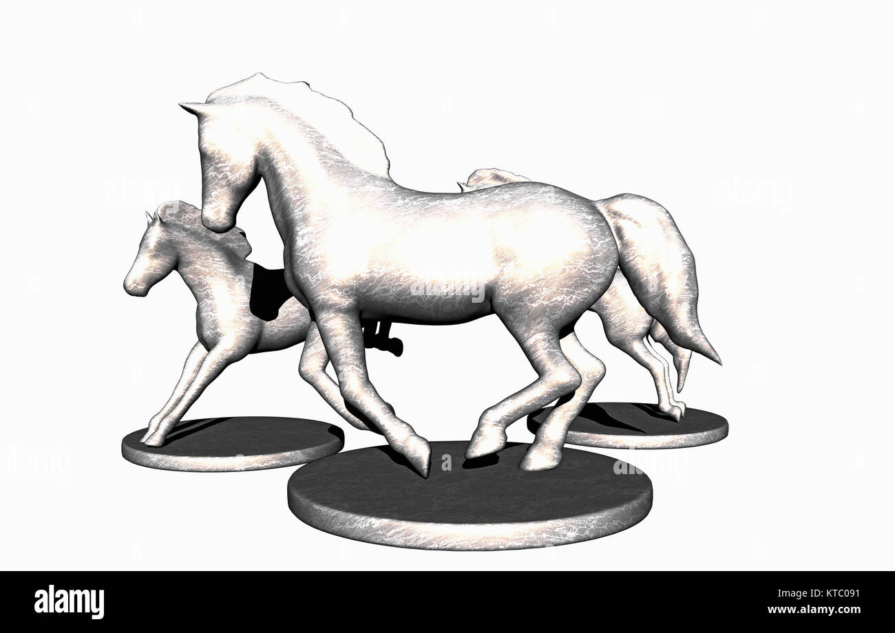 horse statue released Stock Photo Alamy