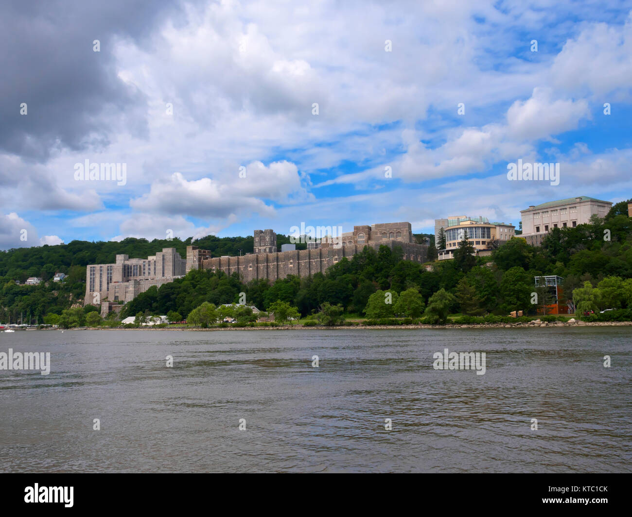 West Point from the Hudson River, New York Stock Photo Alamy