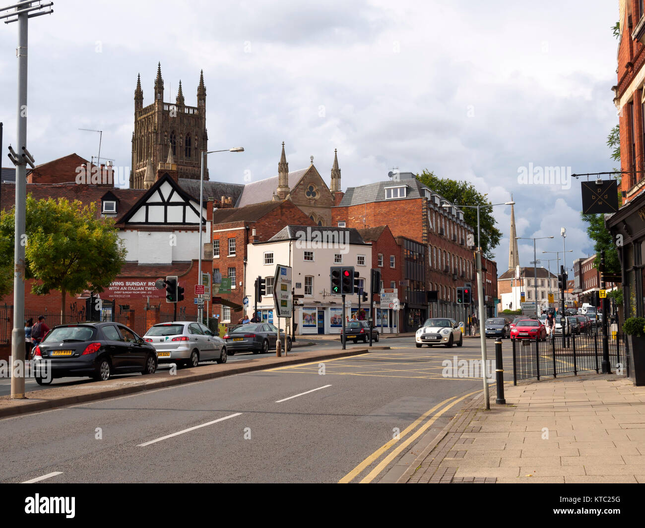Worcester town centre hires stock photography and images Alamy