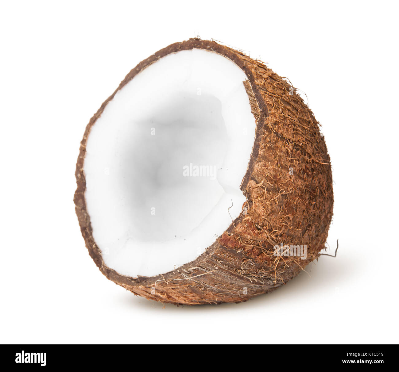 Half of coconut Stock Photo
