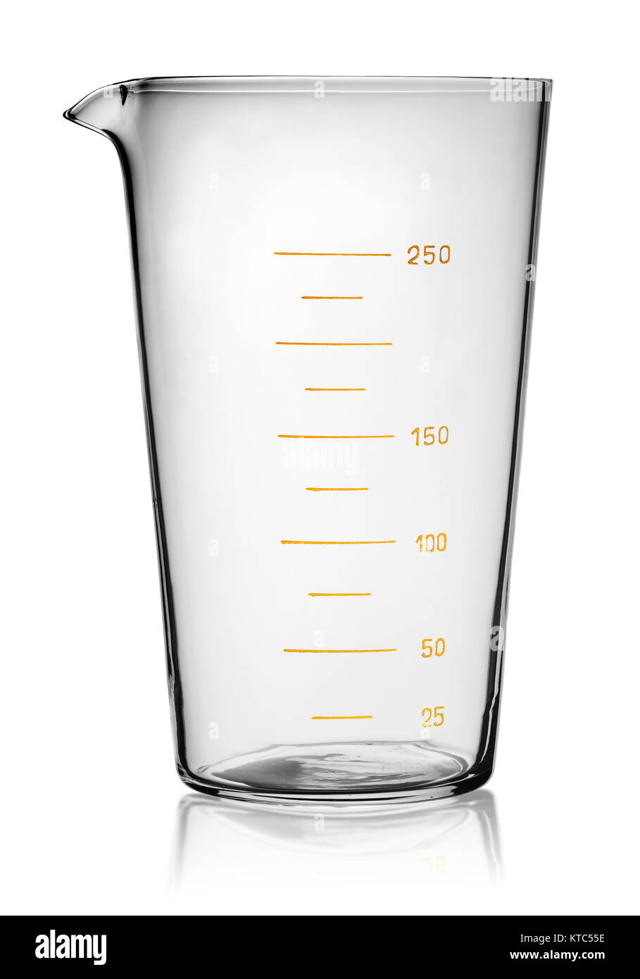 Glass beaker graduated Stock Photo Alamy