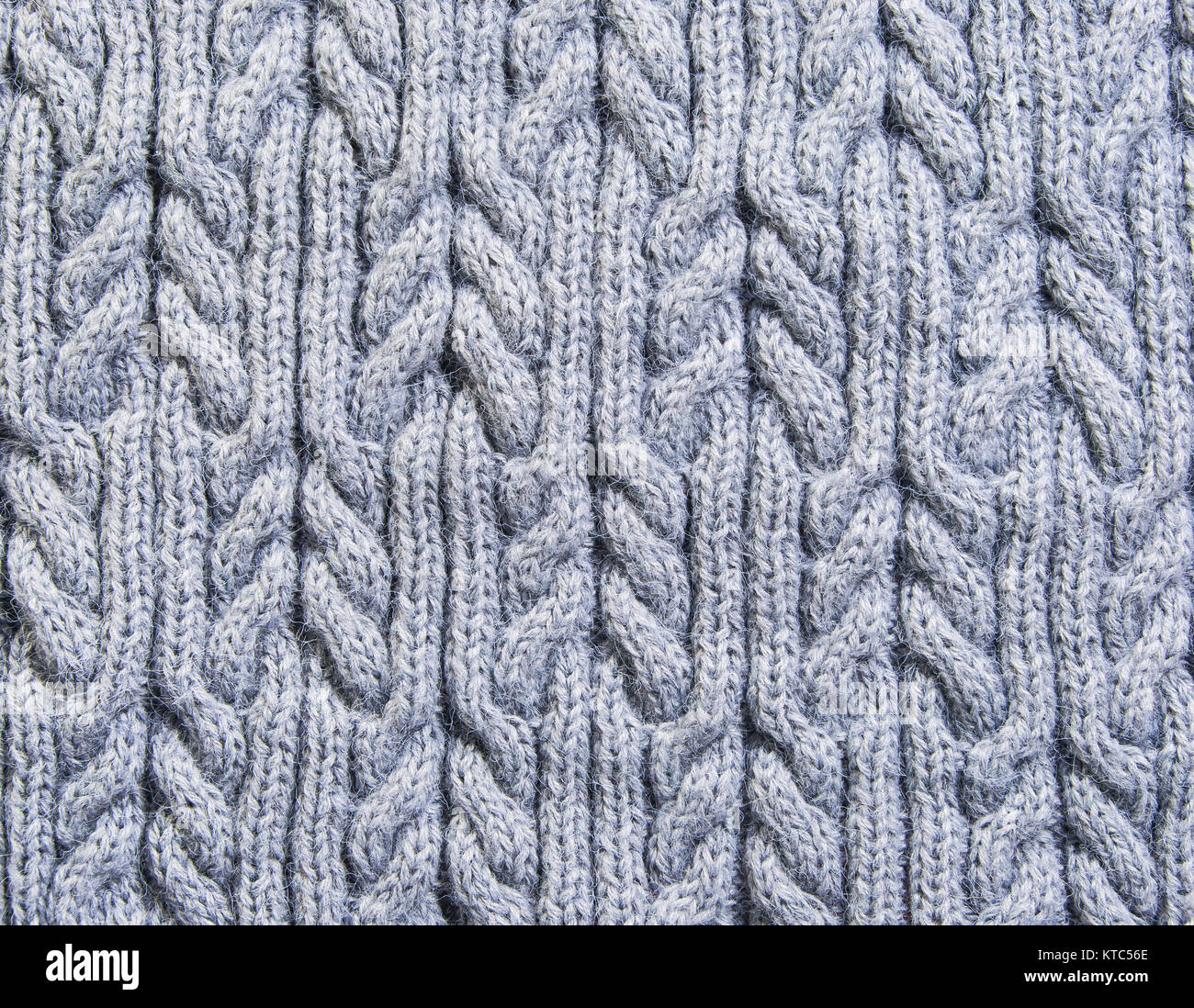 Gray background knitted fabric Stock Photo