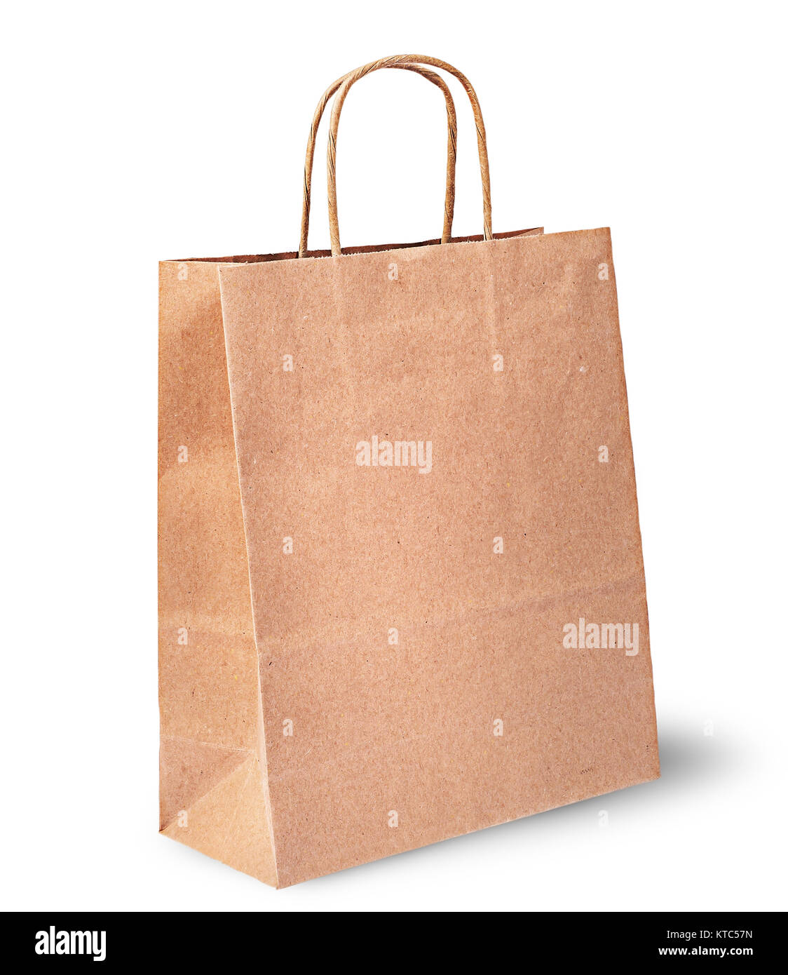 Empty open brown paper bag for food vertically Stock Photo Alamy