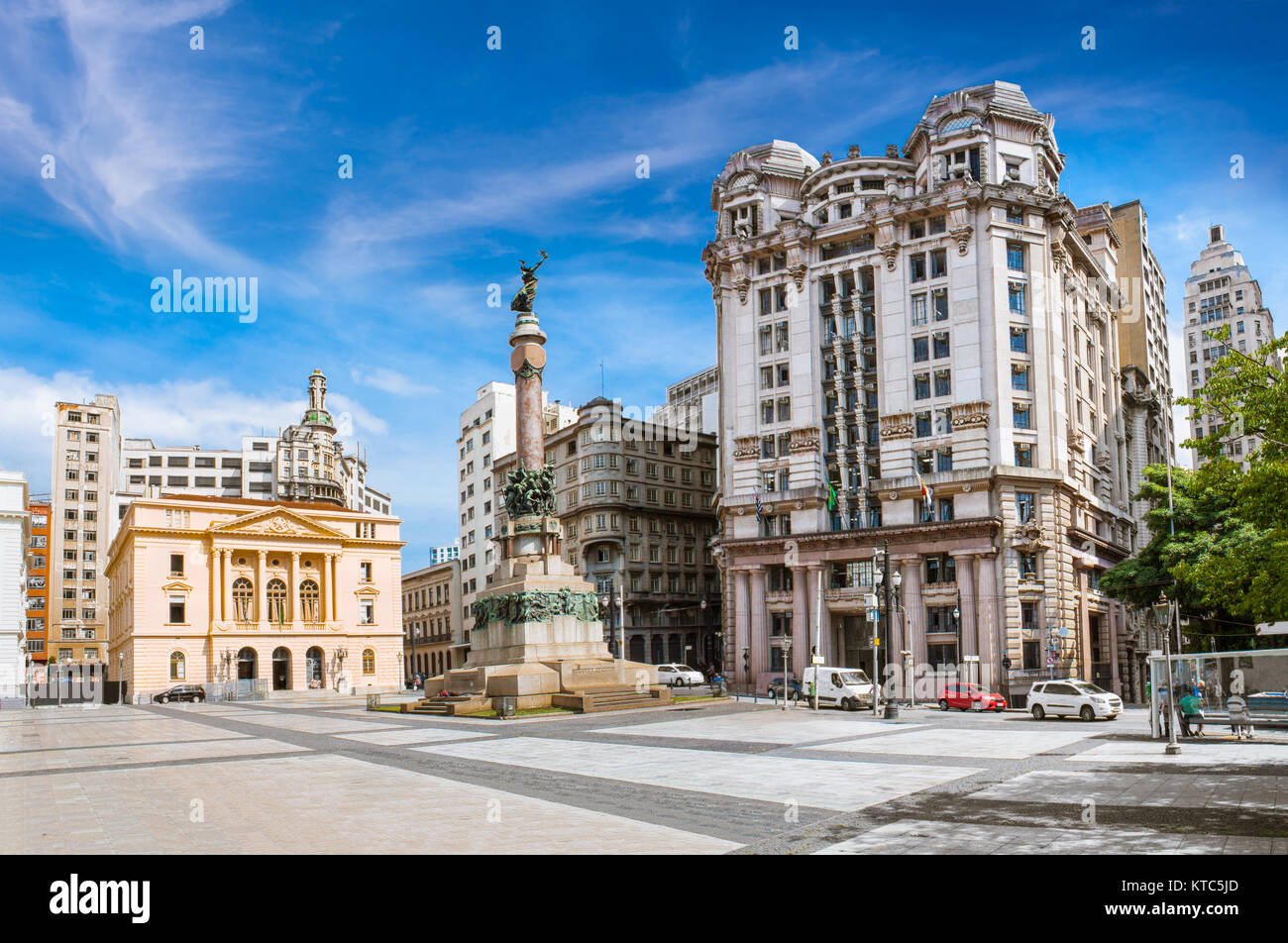 Patio do Colegio square in Sao Paulo, Brazil. Courtyard where the city started Stock Photo Alamy