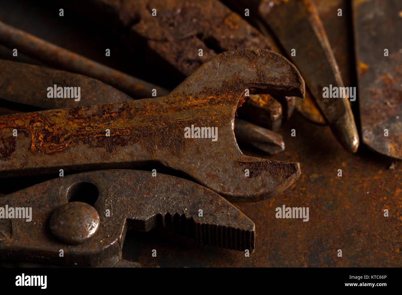 Old rusty tools Stock Photo Alamy