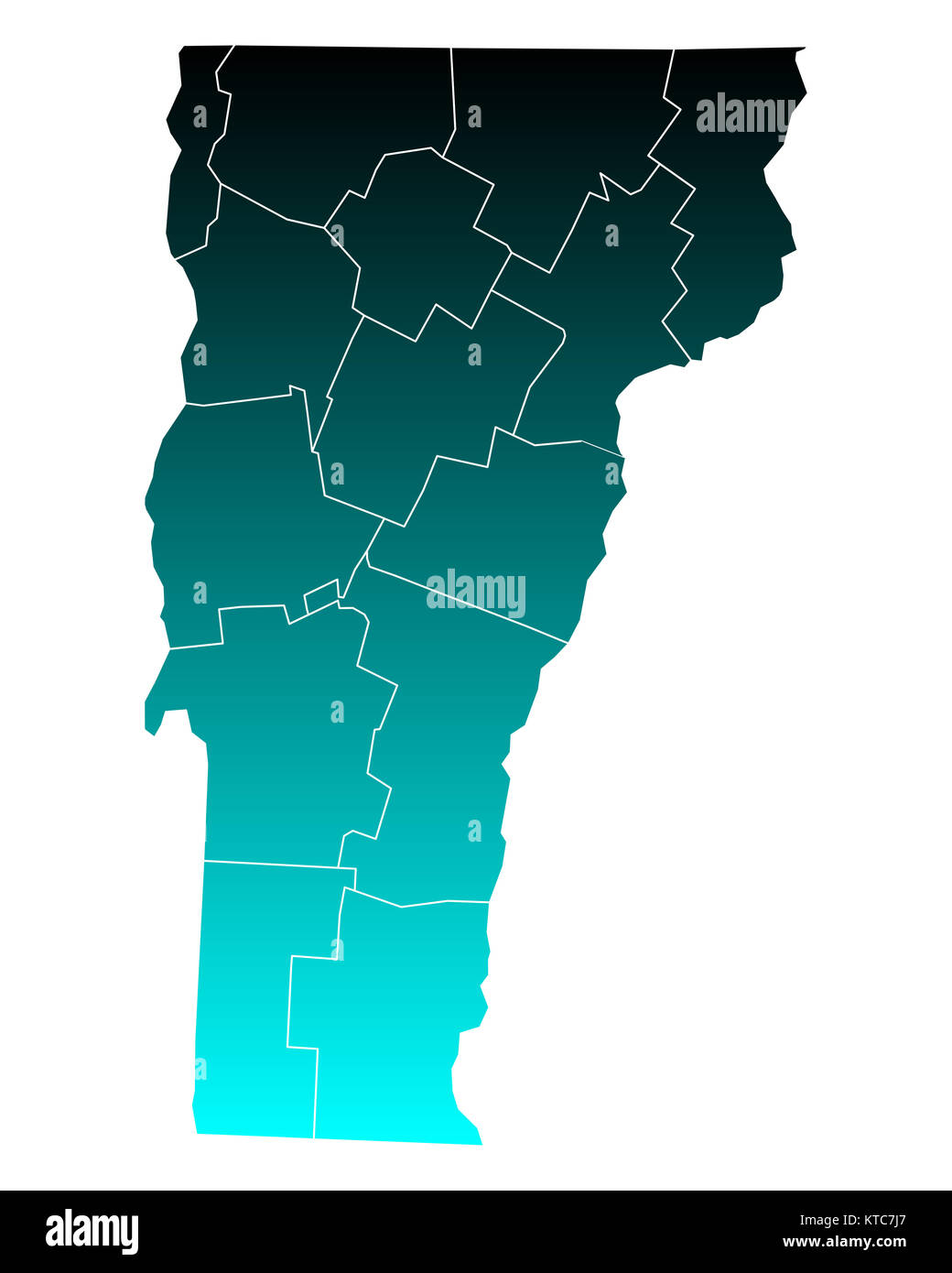 map of vermont Stock Photo - Alamy