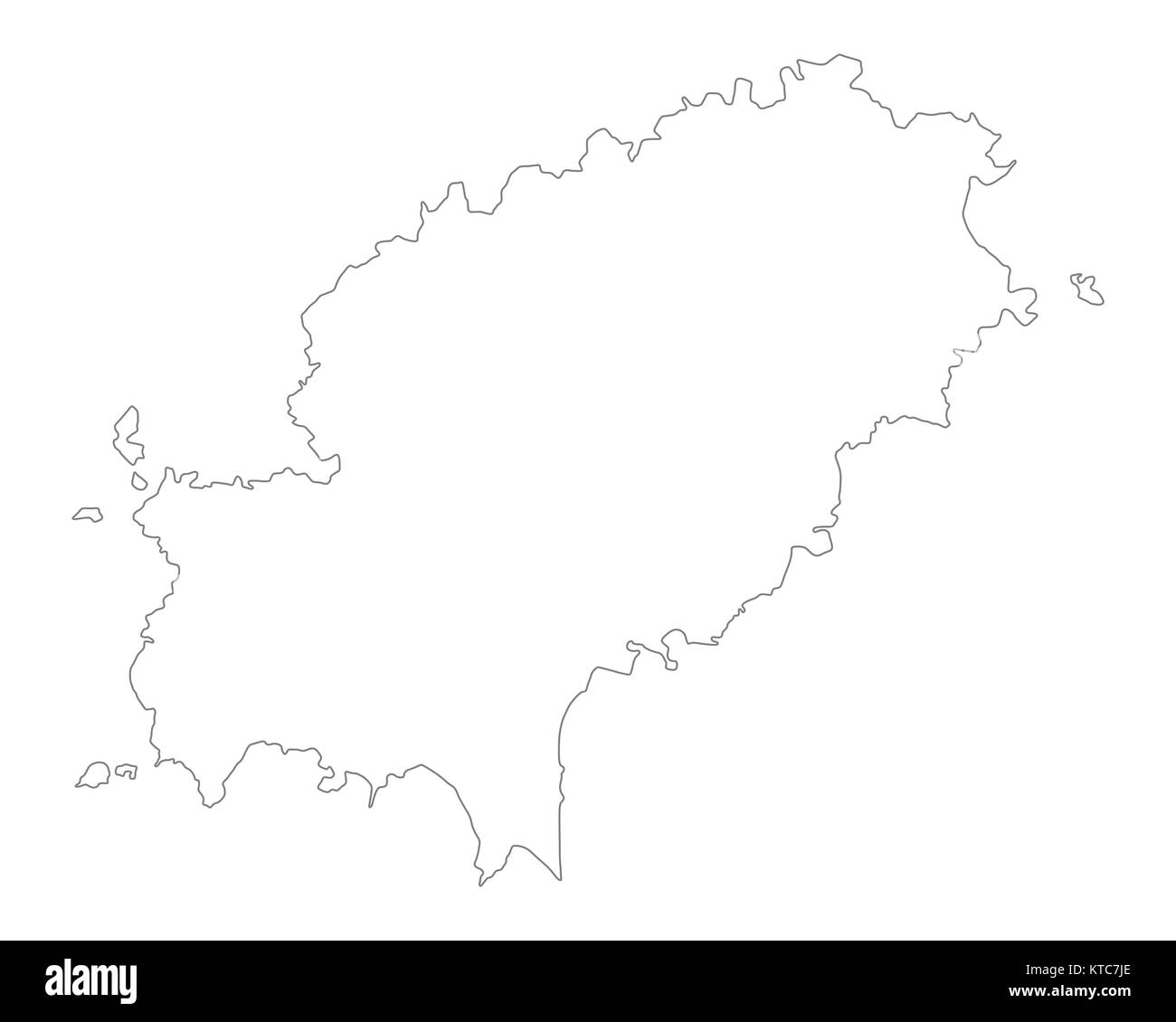 map of ibiza Stock Photo - Alamy