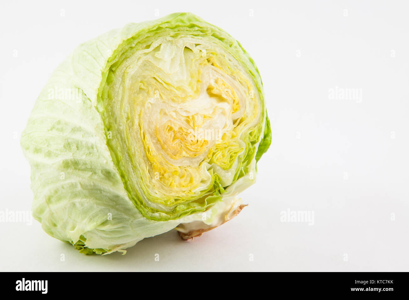 Crisphead lettuce (Lactuca sativa Stock Photo Alamy