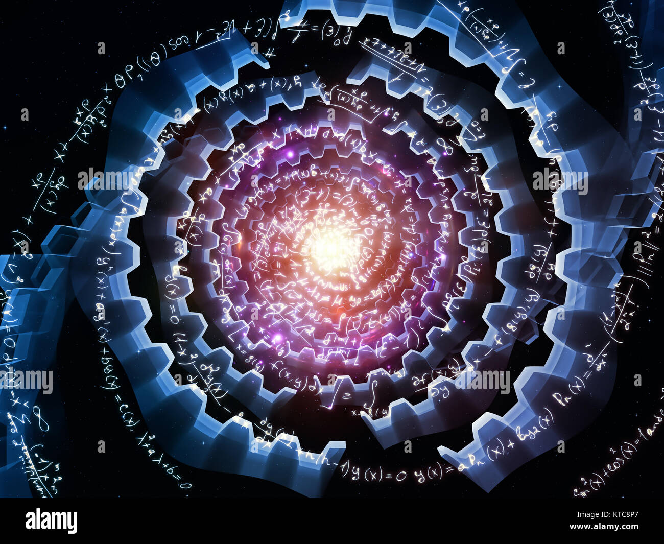 Virtualization of Formulas Stock Photo - Alamy