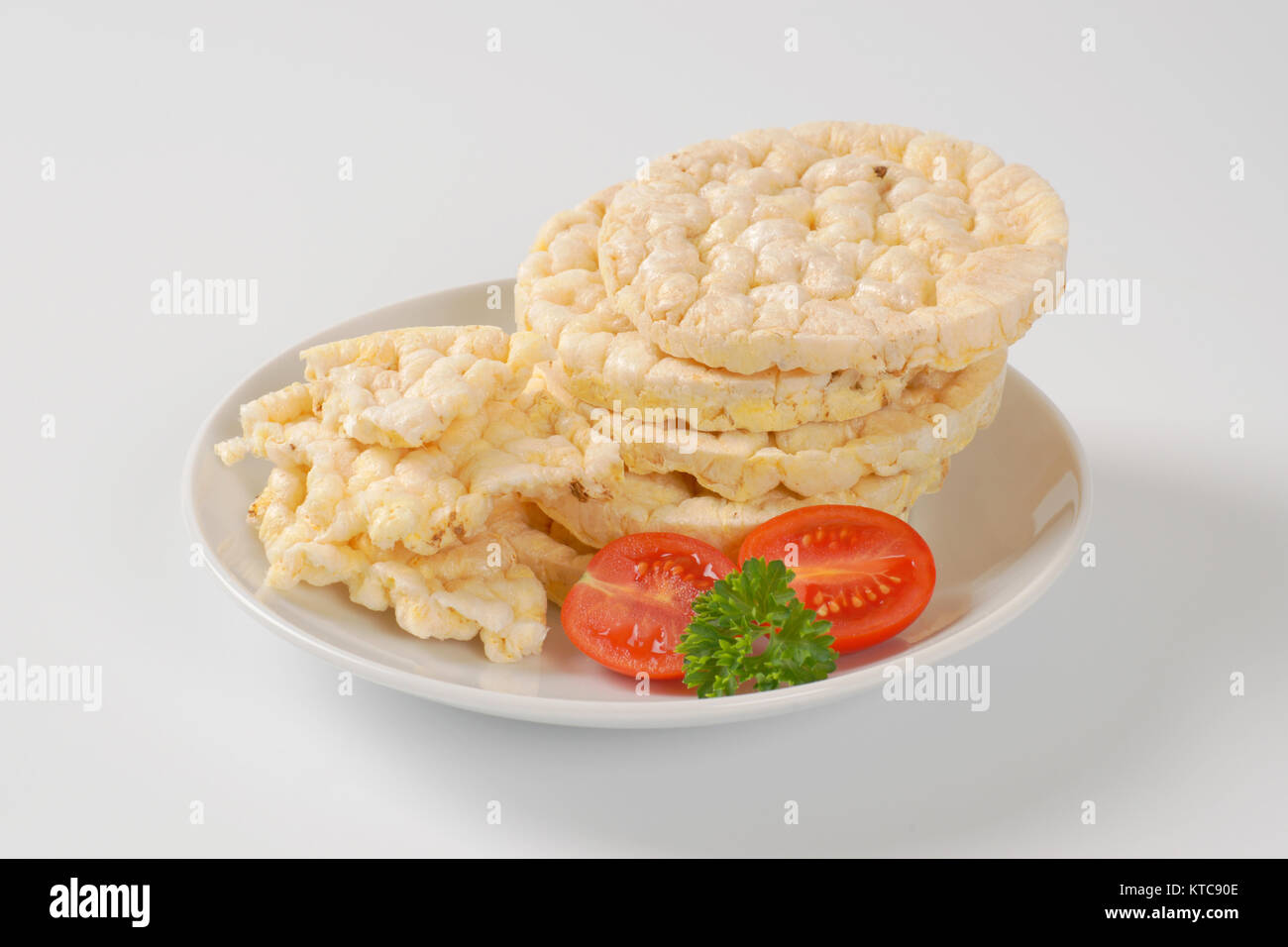 puffed rice cakes Stock Photo - Alamy