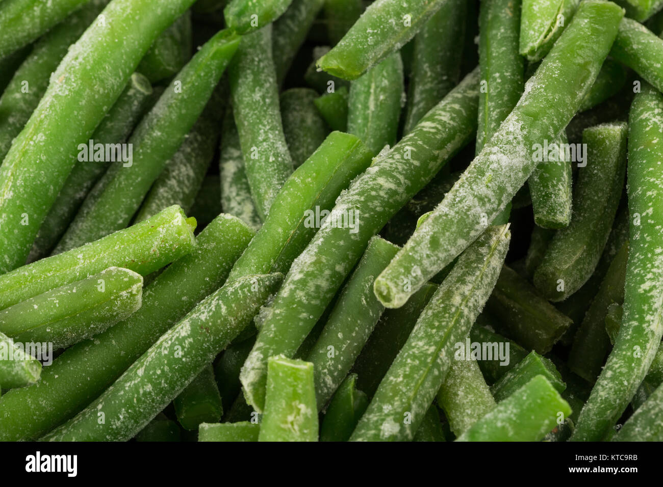 Frozen cut green beans vegetable Stock Photo Alamy