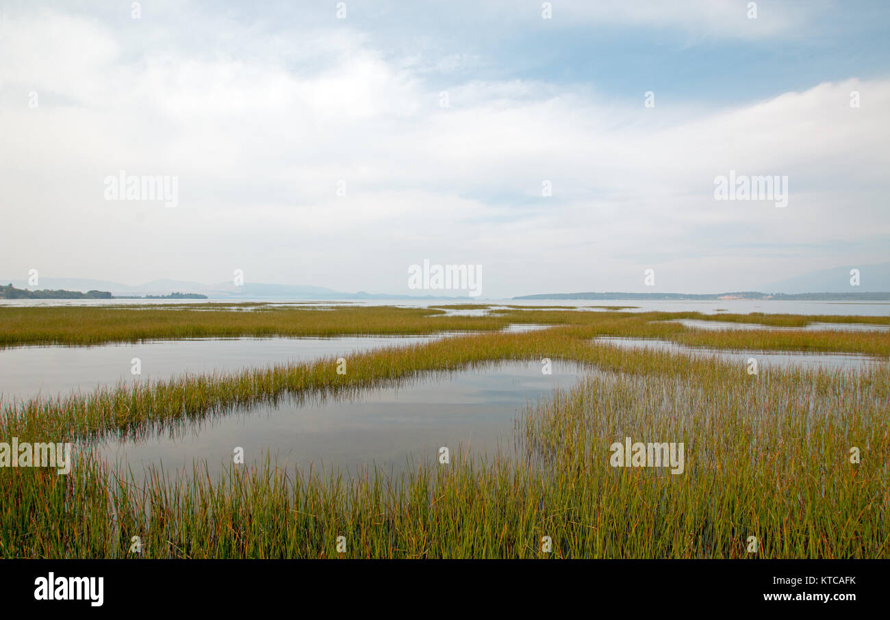 Flathead Lake at Ducharme Access near Polson Montana United States