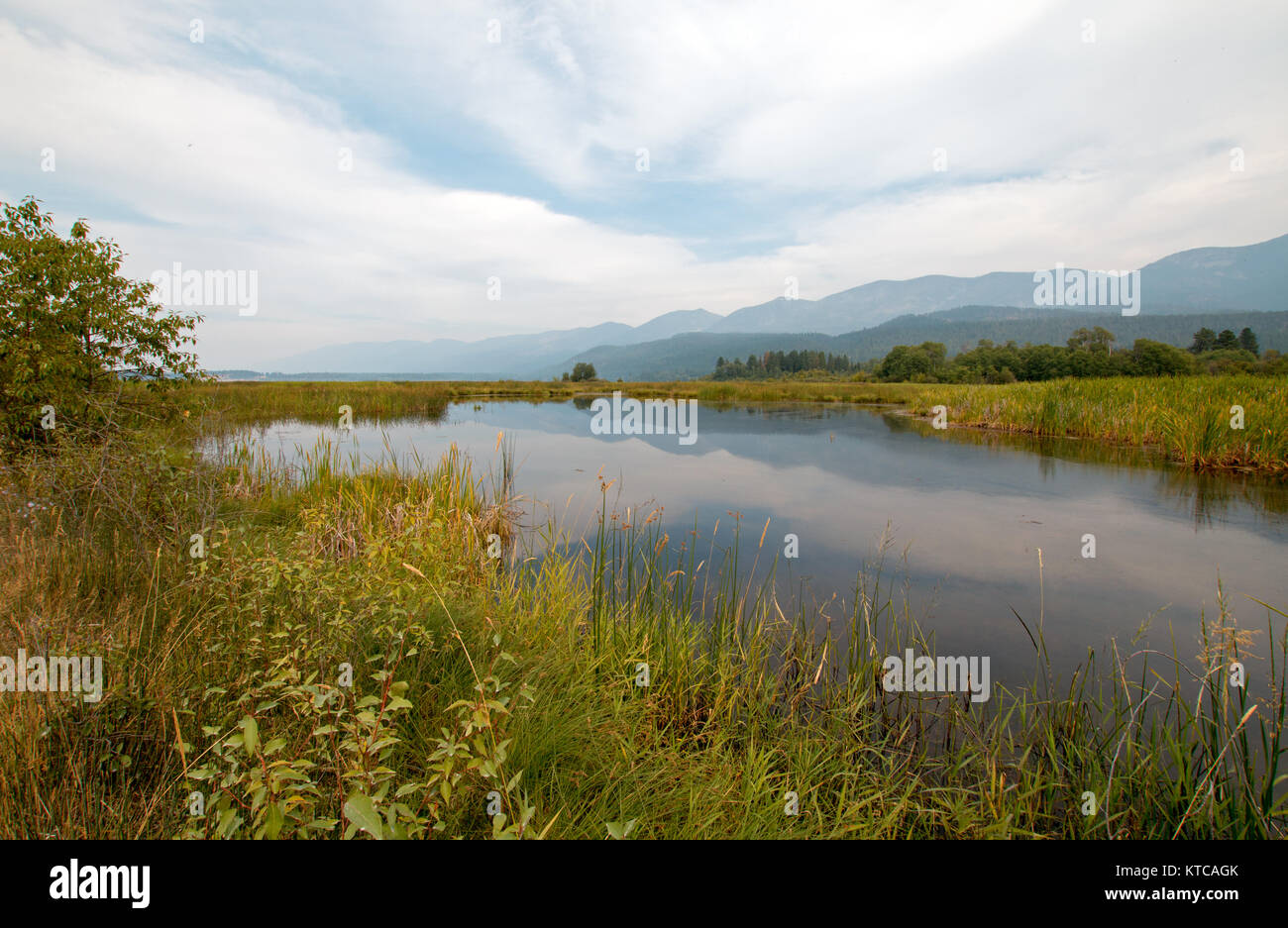 Flathead Lake at Ducharme Access near Polson Montana United States