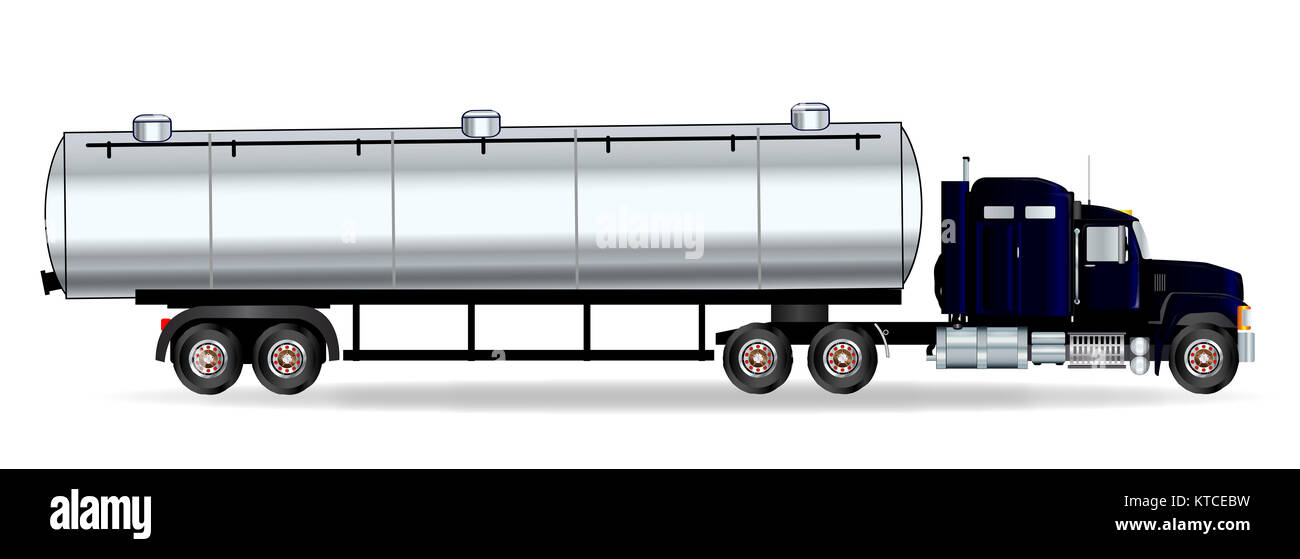 Petrol Tanker Truck Stock Photo Alamy