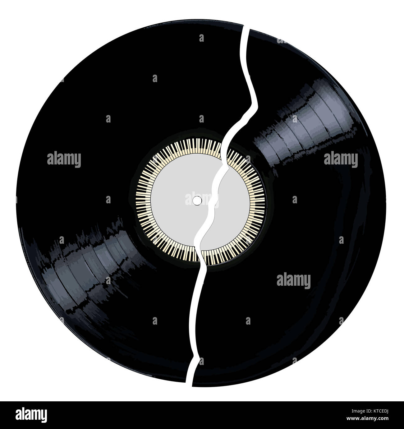 Broken vinyl record hires stock photography and images Alamy