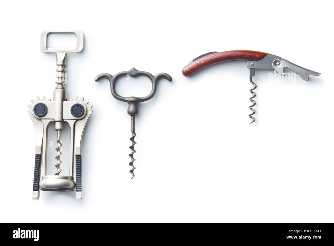 Various types of corkscrews Stock Photo Alamy