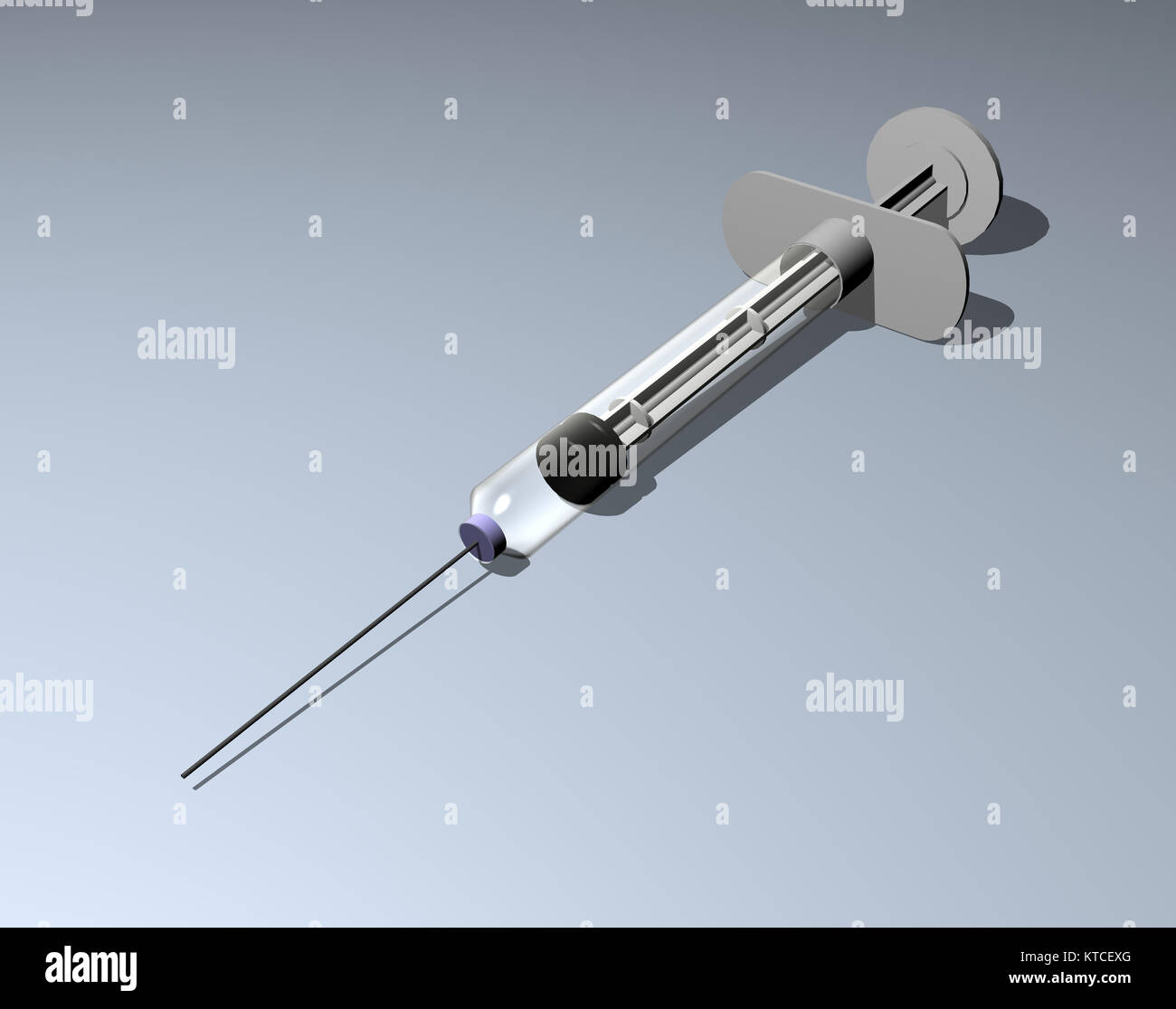 syringe freed with cannula Stock Photo Alamy