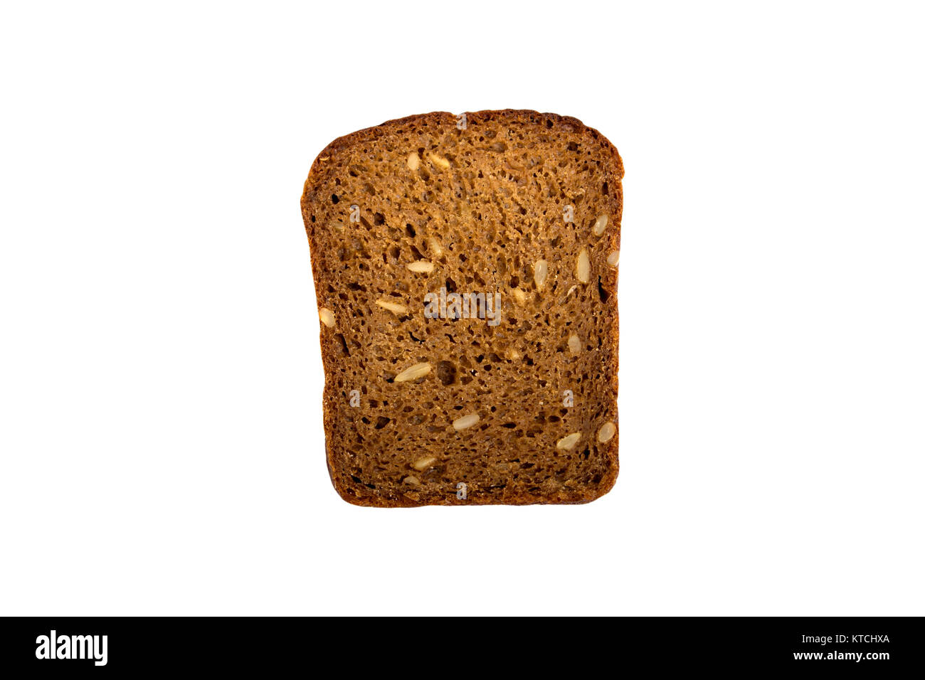 Bread sliced isolated on a white background Stock Photo - Alamy