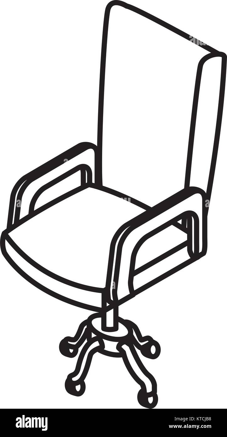 Office chair isolated Stock Vector Image & Art Alamy