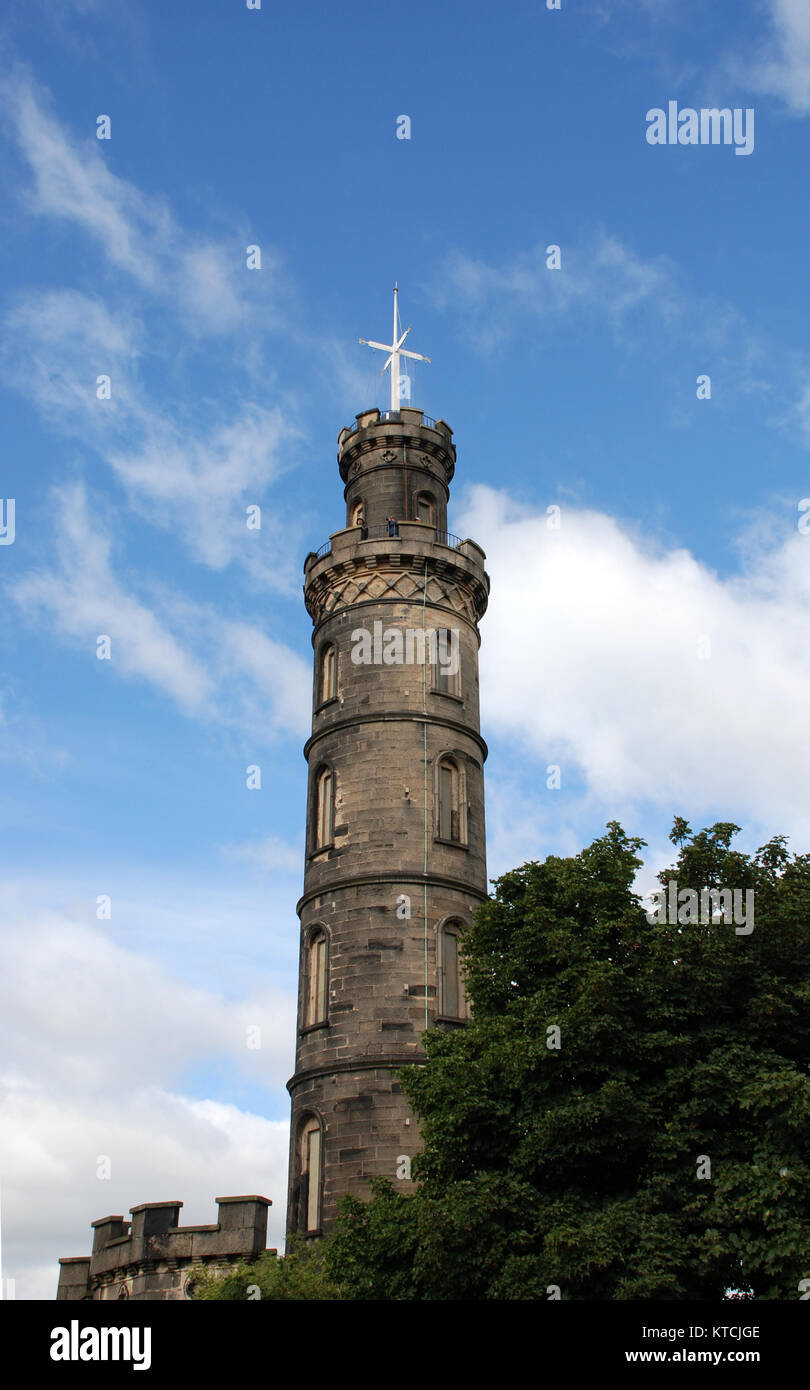 Nelson Monument, Calton Hill, Edinburgh Stock Photo Alamy