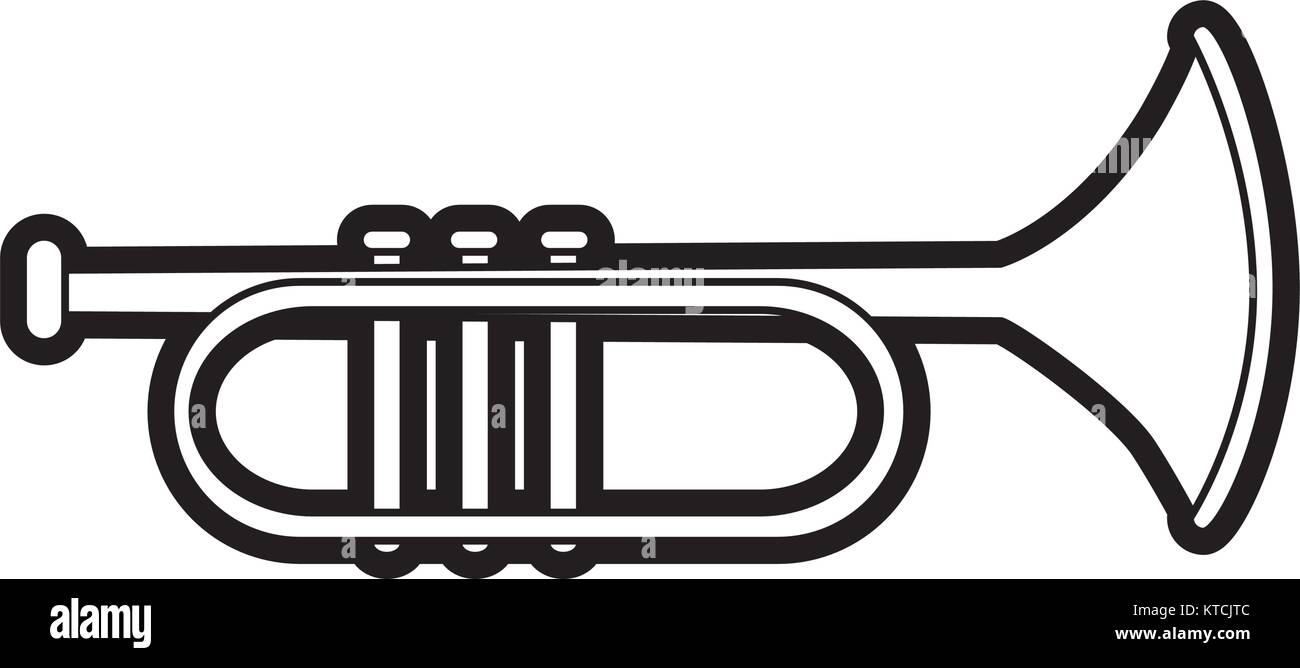 Isolated trumpet design Stock Vector Image & Art Alamy