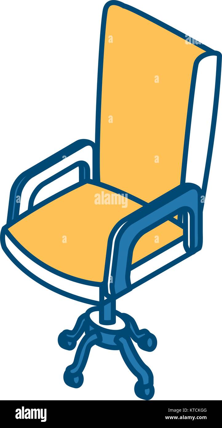 Office chair isolated Stock Vector Image & Art - Alamy