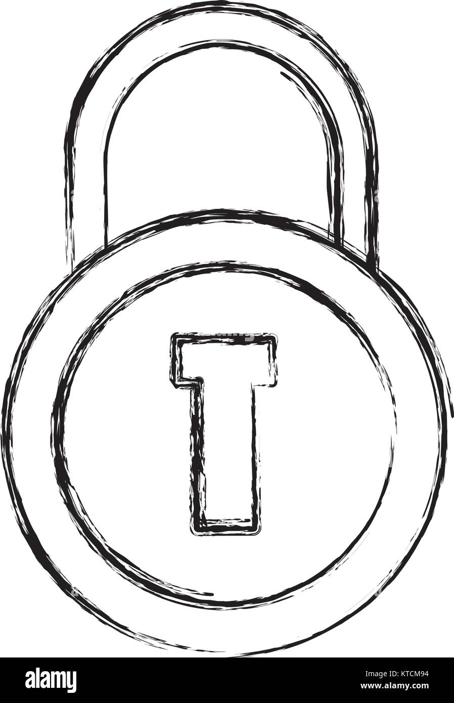 Padlock security symbol Stock Vector Image & Art - Alamy