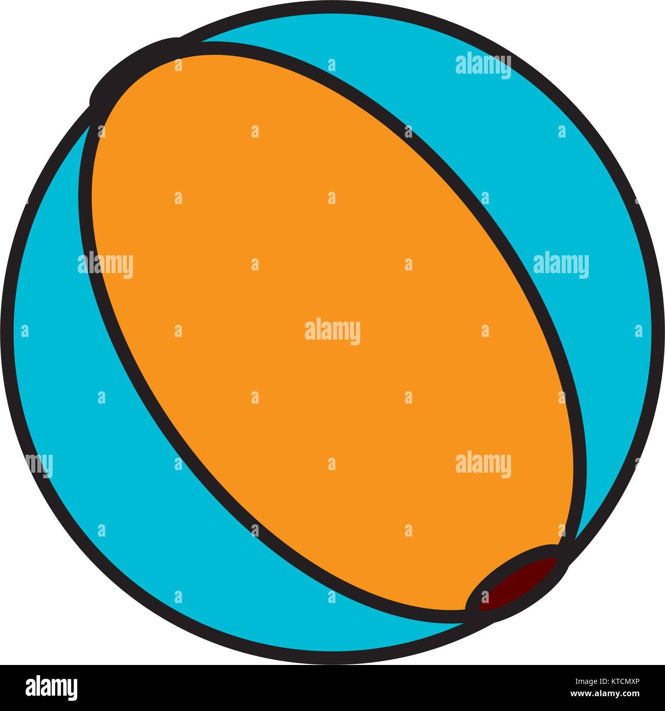 Beach ball symbol Stock Vector Image & Art Alamy