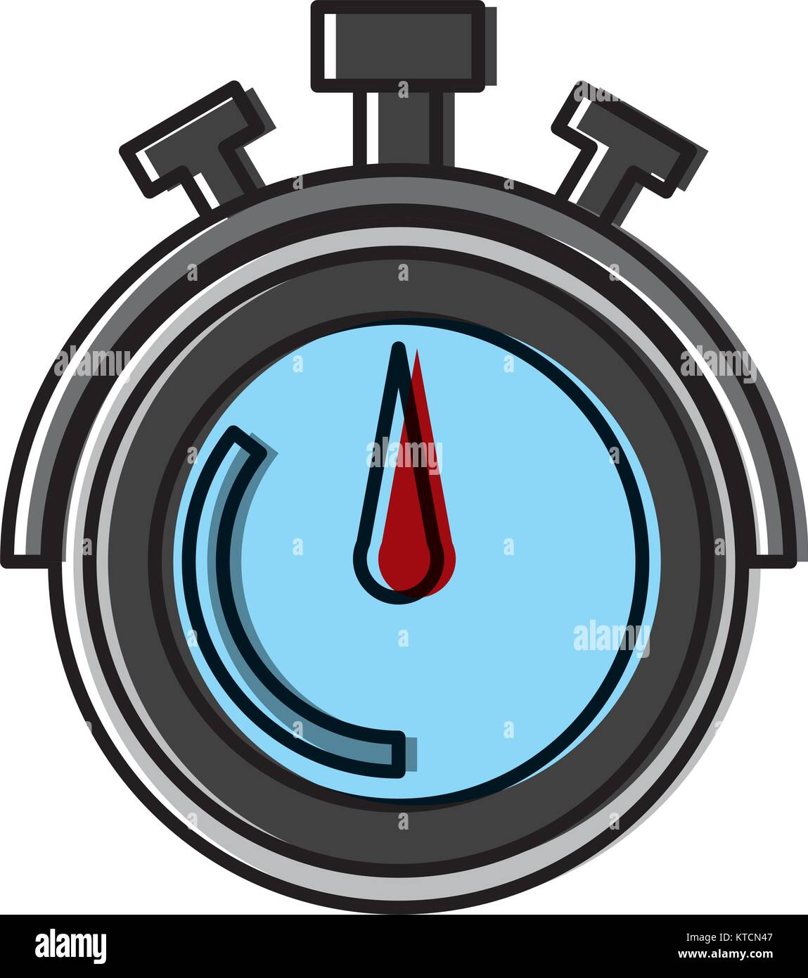 Timer chronometer symbol Stock Vector Image & Art - Alamy