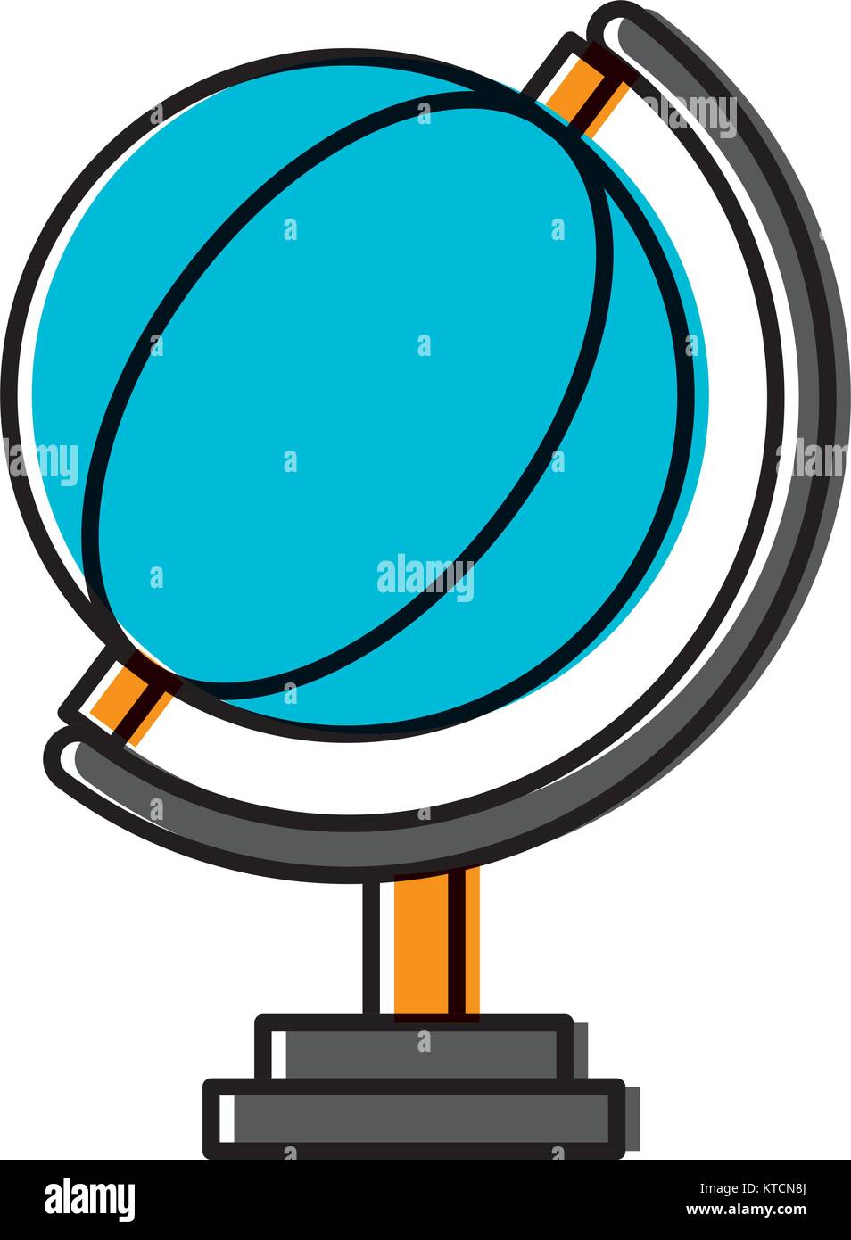 School world globe symbol Stock Vector Image & Art - Alamy