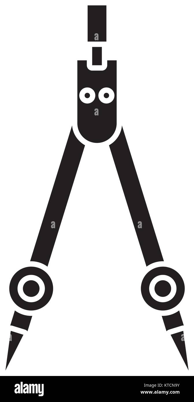 Compass geometric tool Stock Vector Image & Art Alamy