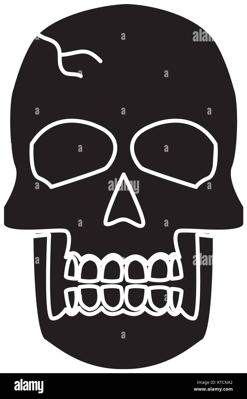 Human skull symbol Stock Vector Image & Art Alamy