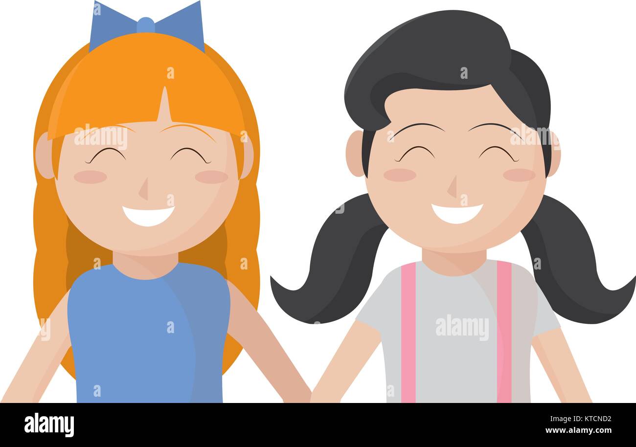 Girls cartoons design Stock Vector Image & Art - Alamy