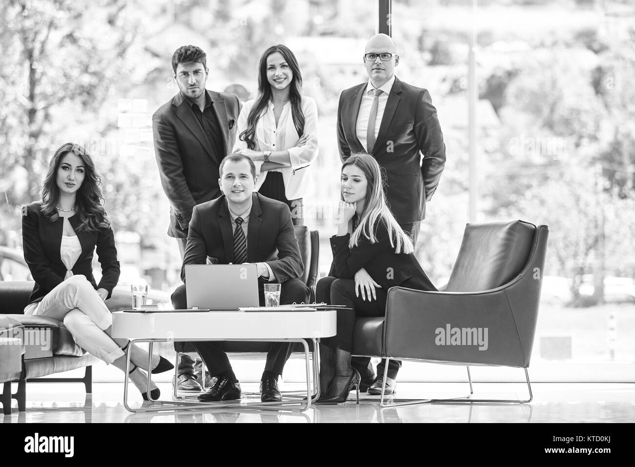 Business team in corporate Black and White Stock Photos & Images - Alamy