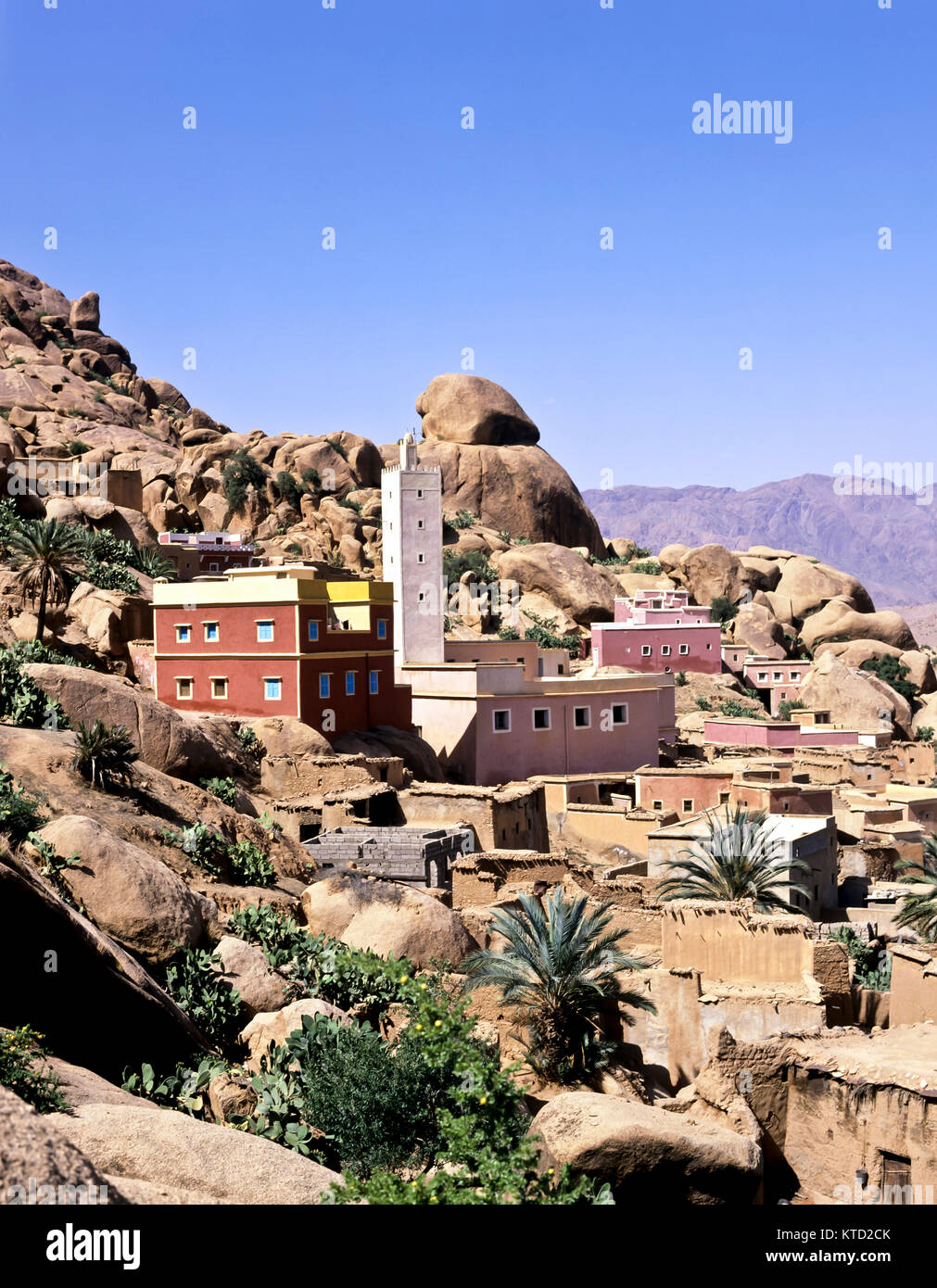 8741. Tafraout, Anti Atlas Mountains, Morocco Stock Photo