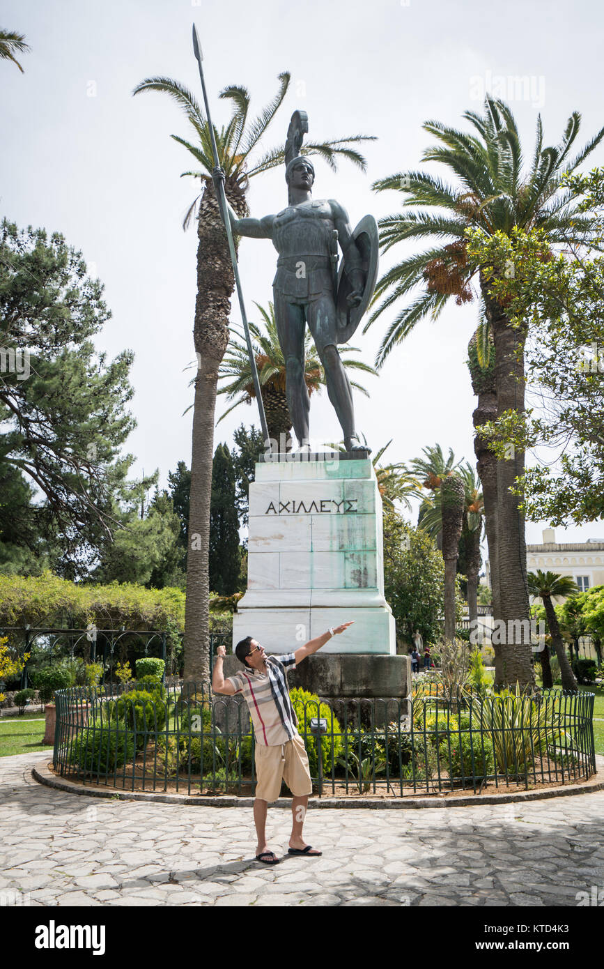 A statue on a tropical beach Stock Photo Alamy