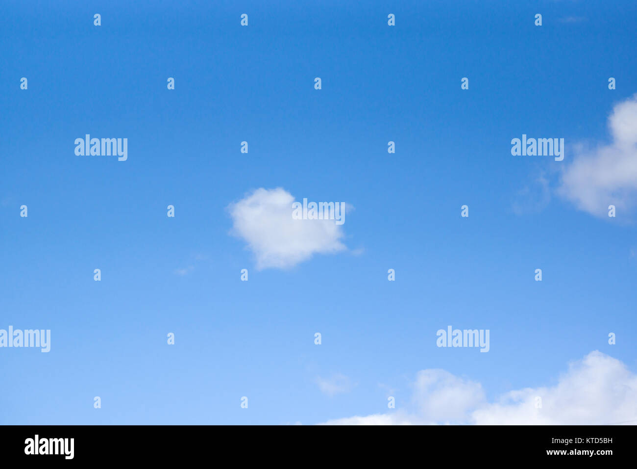 White cumulus clouds are on a blue sky Stock Photo - Alamy