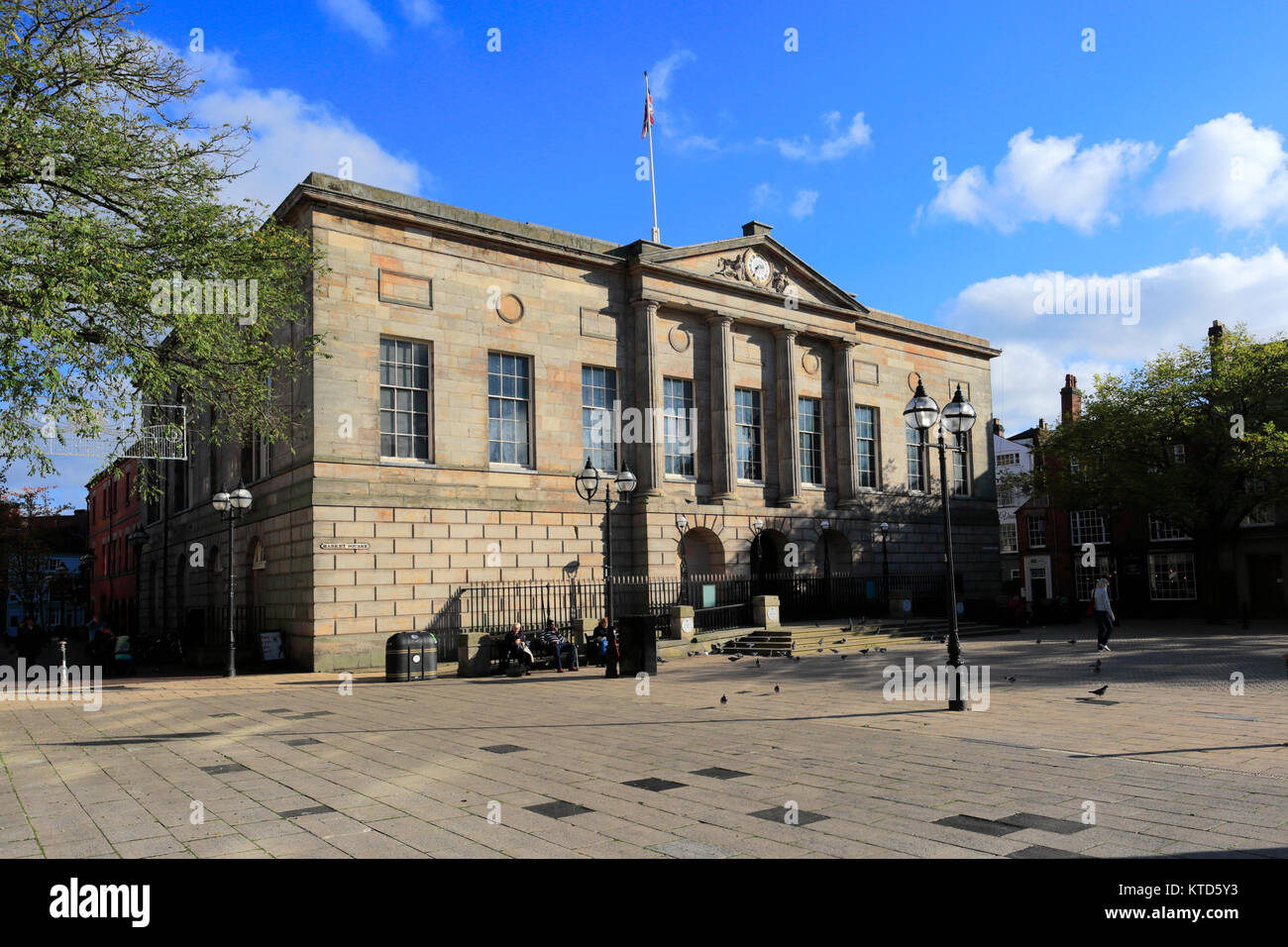 The Shire Hall building, market place, Stafford town, Staffordshire