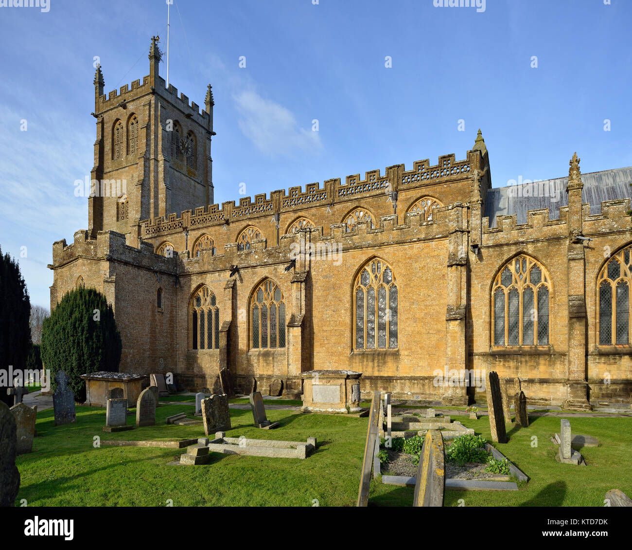 All Saints Church, Martock, South Somerset Stock Photo Alamy