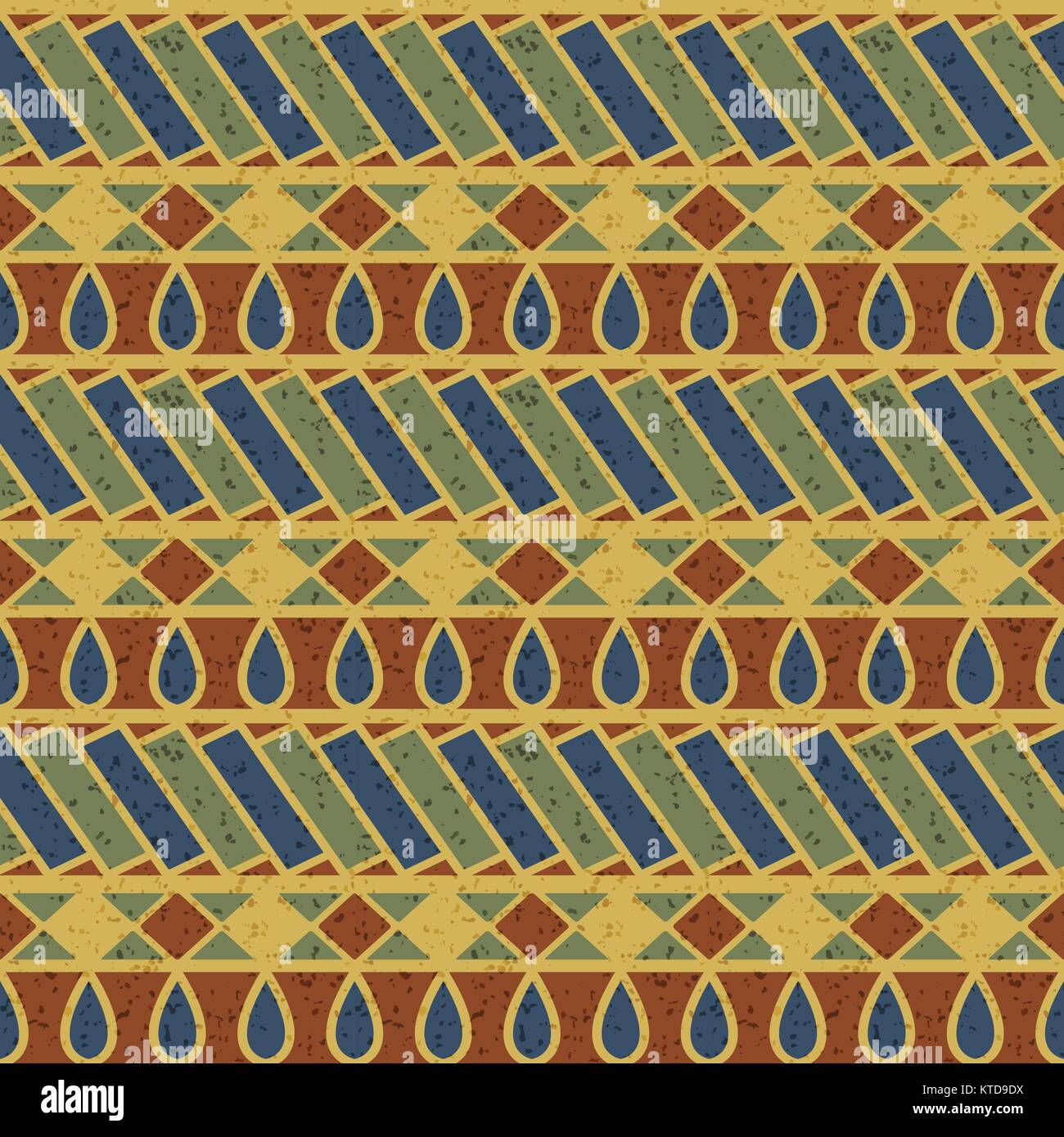 Antique seamless background image of vintage check water drop square ...