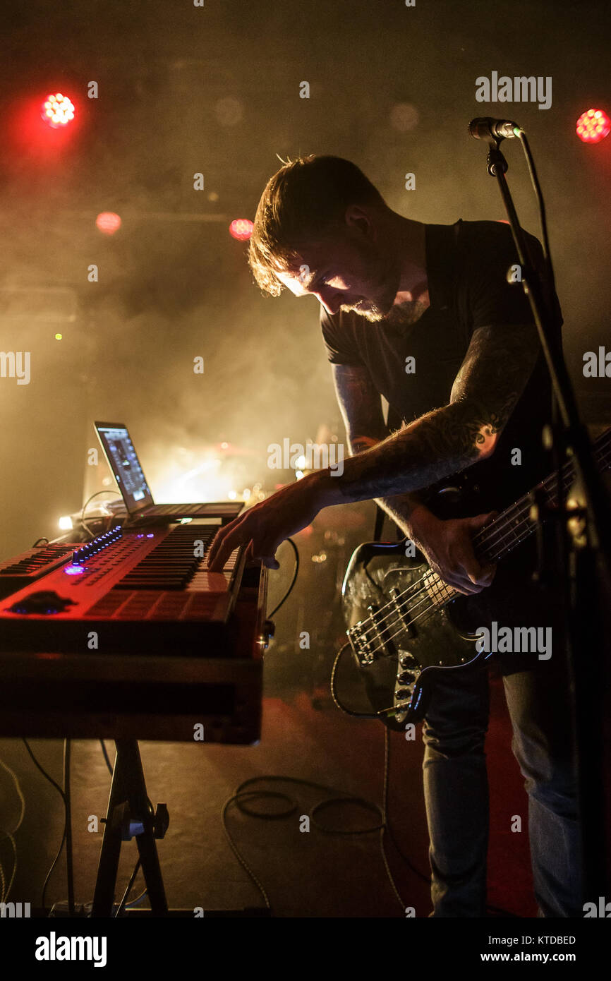 The Swedish instrumental post-rock band Pg.Lost performs a live concert at  VEGA in Copenhagen. Denmark, 22/11 2016 Stock Photo - Alamy