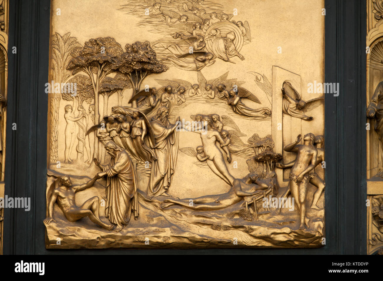 Florence Baptistery Panel Of The Door Of Paradise Adam