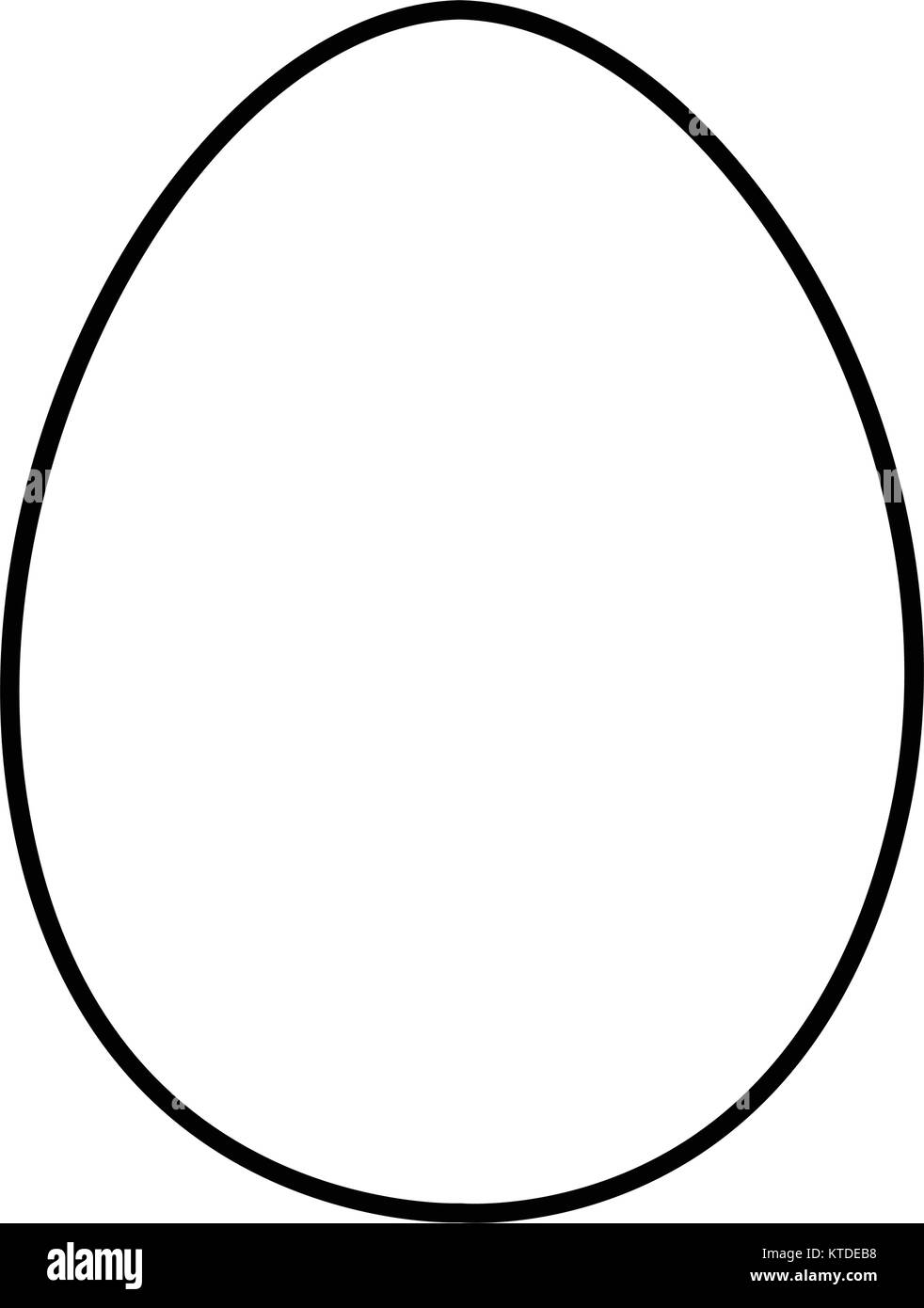Egg vector icon isolated on white modern flat vector illustration for