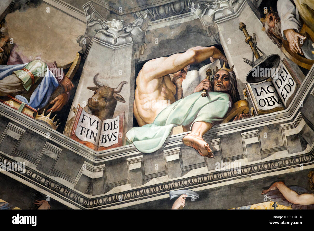 Florence Duomo .The Last Judgement. Inside the cupola 3600 m2 of