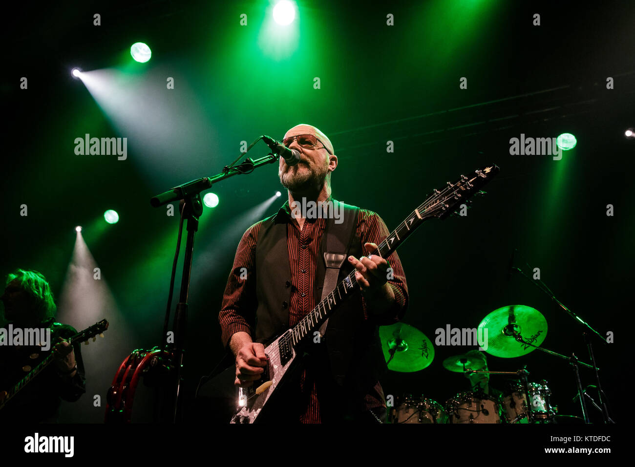 The British rock band Wishbone Ash performs a live concert at Amager