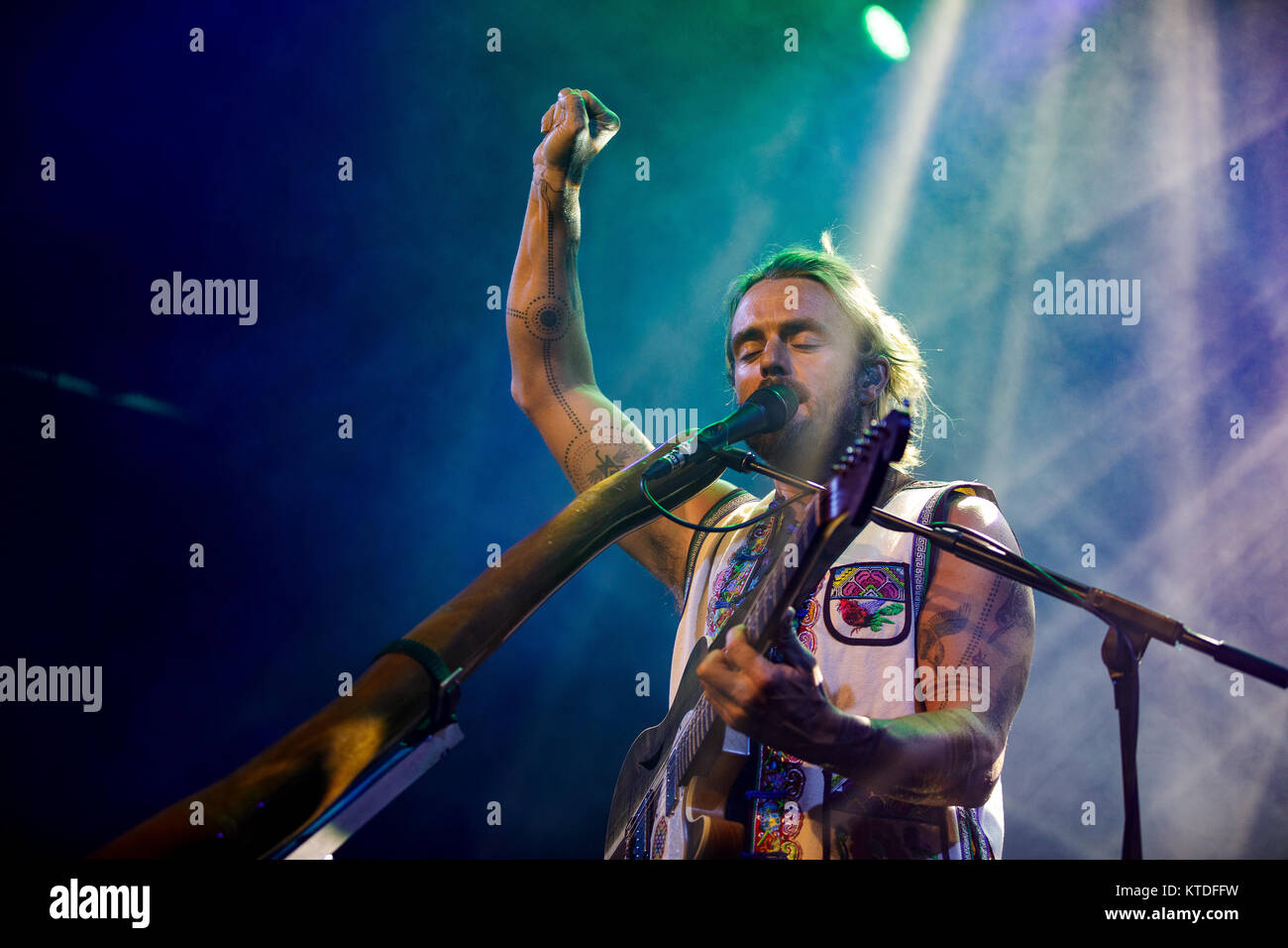 The Australian singer, songwriter and musician Xavier Rudd performs a ...