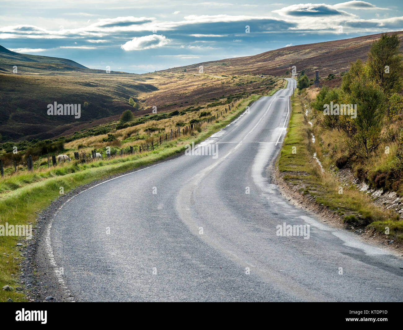 UK, Scotland, Highland, A939, Highland Tourist Route Stock Photo