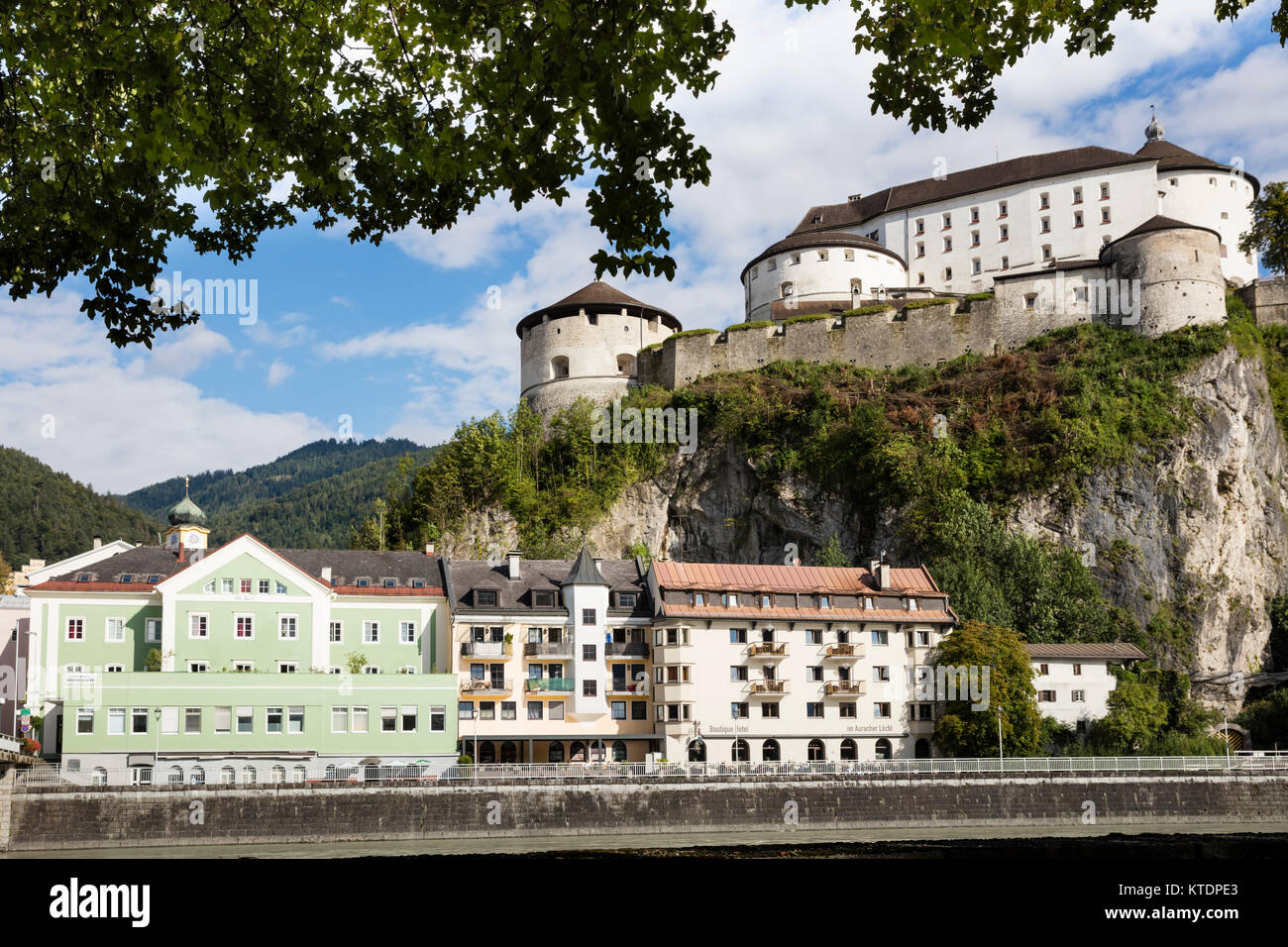 Austria, Tyrol, Kufstein, Old town, Kufstein Fortress Stock Photo