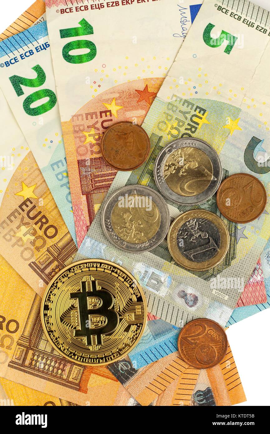 Crypto currency euro online shopping hi-res stock photography and ...